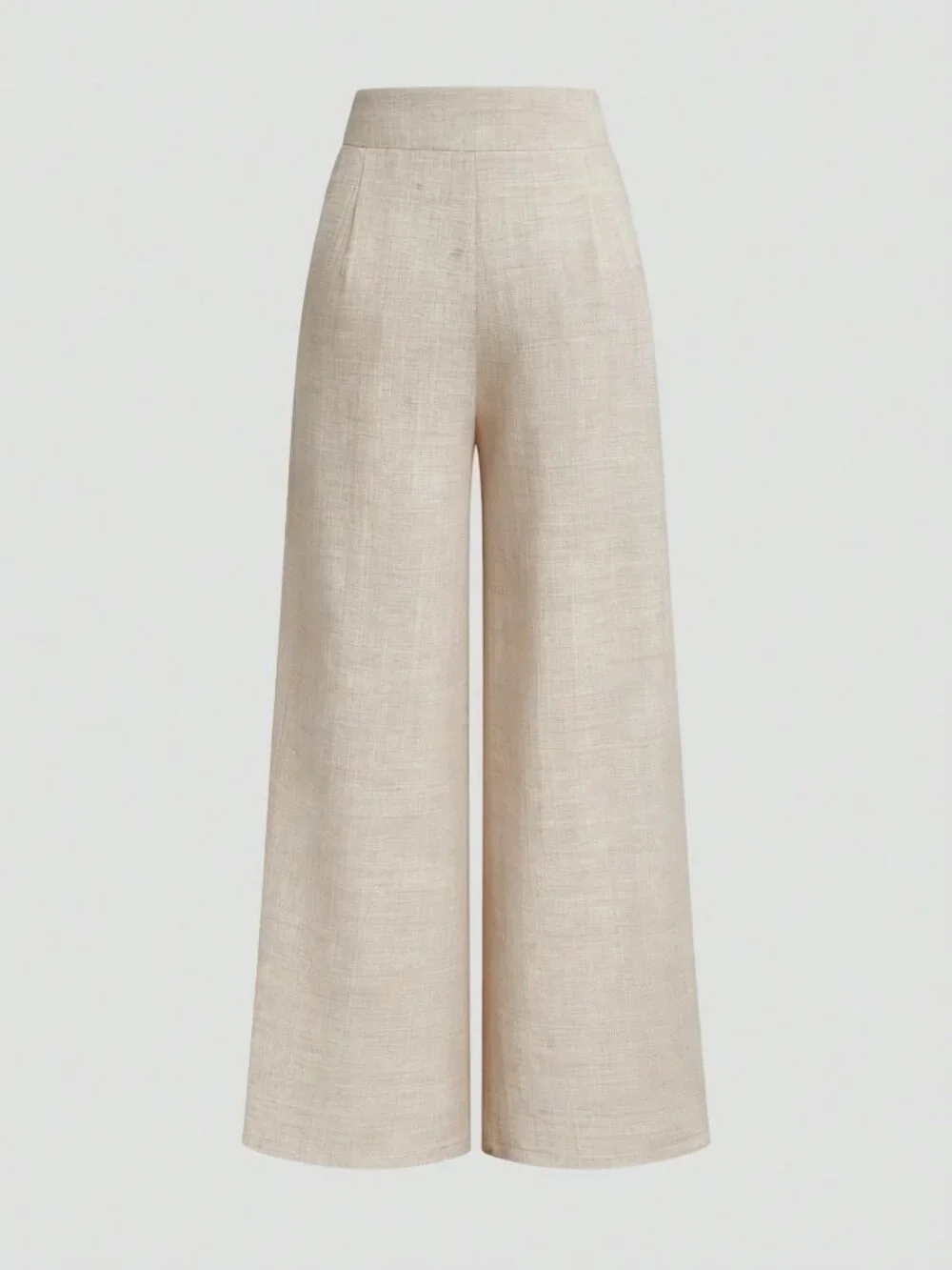 Apricot Elegant Women's Wide Leg Pants
